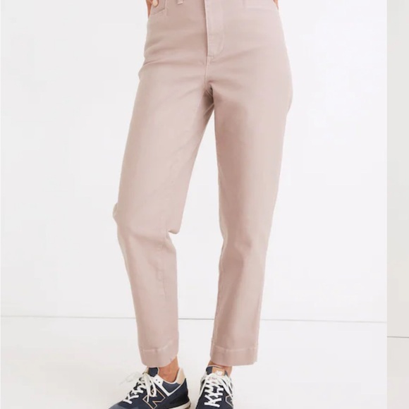 Madewell Slim Emmett Tapered Pant in Vintage Petal Size 29 - Picture 6 of 14